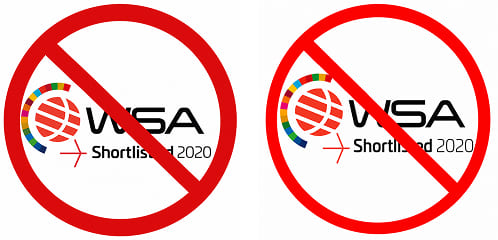Бейджики NOT WSA Shortlist 2020