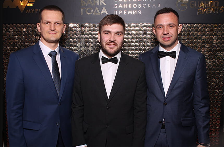Слева направо: Алексей Паничев, Сергей Аникушин, Роман Кравец