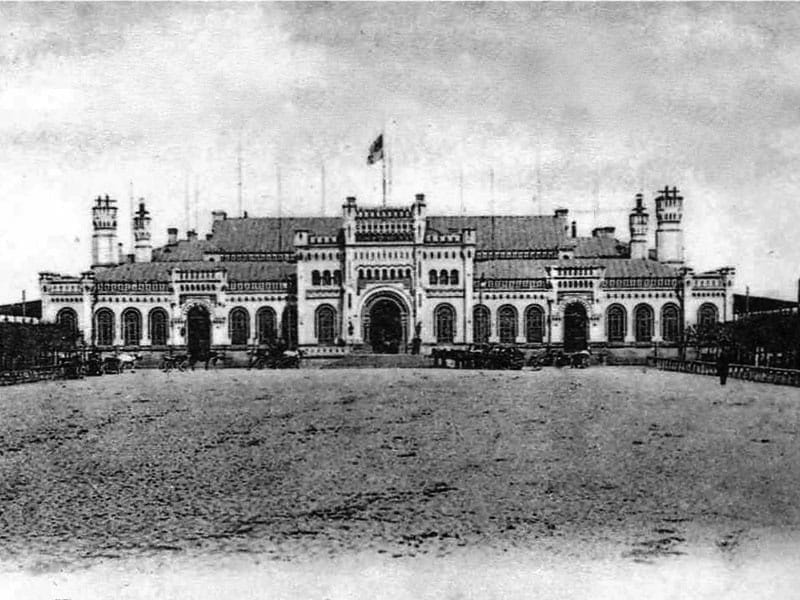 Вокзал станции «Брест-Центральный» в 1886 году